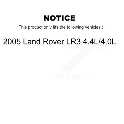 [Avant et Arrière] Capteur usure plaquettes de frein pour 2005 Land Rover LR3 4.4L 4.0L KSE-100242