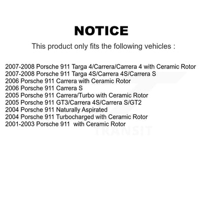 [Arrière] Capteur usure plaquettes de frein pour Porsche 911 KSE-100247