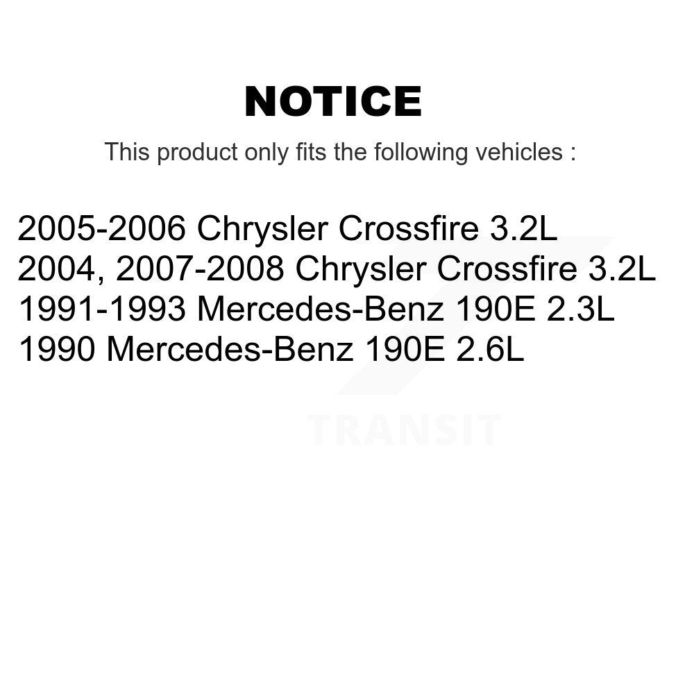 [Arrière] Capteur usure plaquettes de frein pour Chrysler Crossfire Mercedes-Benz 190E KSE-100252