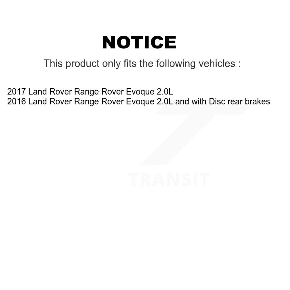 [Arrière] Capteur usure plaquettes de frein pour Land Rover Range Evoque KSE-100257