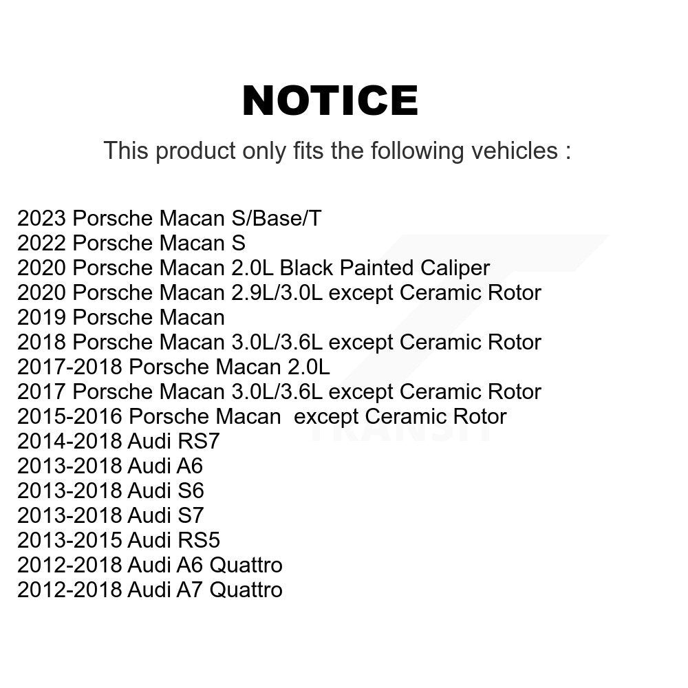 [Arrière] Capteur usure plaquettes de frein pour Porsche Macan Audi A6 Quattro A7 RS5 S6 RS7 S7 KSE-100261