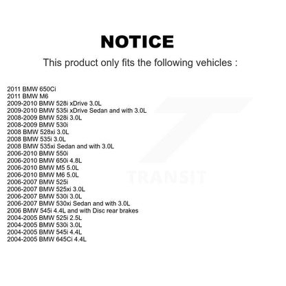 [Arrière] Capteur usure plaquettes de frein pour BMW 530i 530xi 650i 528i xDrive 525i 535i 645Ci KSE-100273