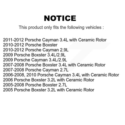 [Arrière] Capteur usure plaquettes de frein pour Porsche Boxster Cayman KSE-100283