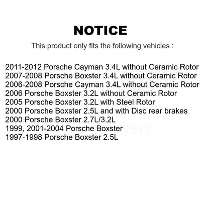 [Arrière] Capteur usure plaquettes de frein pour Porsche Boxster Cayman KSE-100284