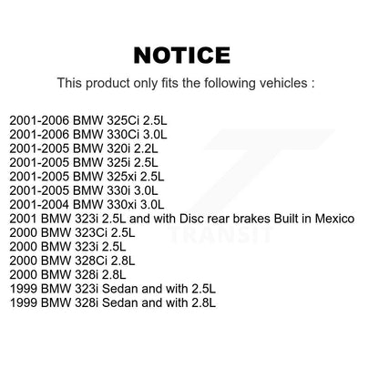 [Arrière] Capteur usure plaquettes de frein pour BMW 330Ci 325i 325Ci 320i 325xi 330i 323i 328i KSE-100286