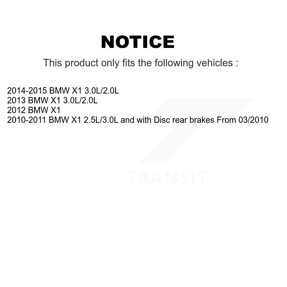 [Arrière] Capteur usure plaquettes de frein pour BMW X1 KSE-100292