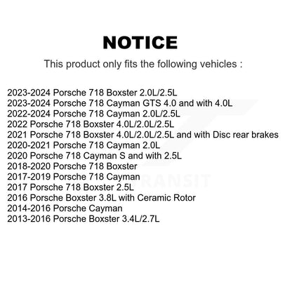 [Arrière] Capteur usure plaquettes de frein pour Porsche 718 Cayman Boxster KSE-100302