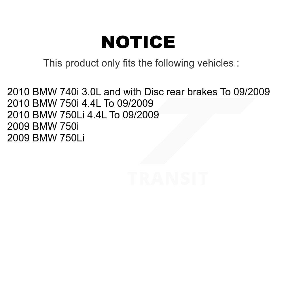 [Arrière] Capteur usure plaquettes de frein pour BMW 750i 750Li 740i KSE-100320