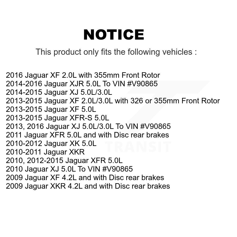 [Arrière] Capteur usure plaquettes de frein pour Jaguar XF XJ XKR XFR XK XFR-S XJR KSE-100322