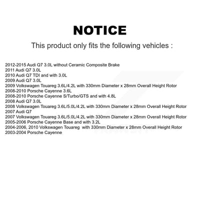 [Arrière] Capteur usure plaquettes de frein pour Audi Q7 Porsche Cayenne Volkswagen Touareg KSE-100330