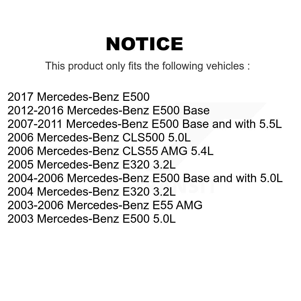 [Avant] Capteur usure plaquettes de frein pour Mercedes-Benz E320 E500 CLS500 E55 AMG CLS55 KSE-100348