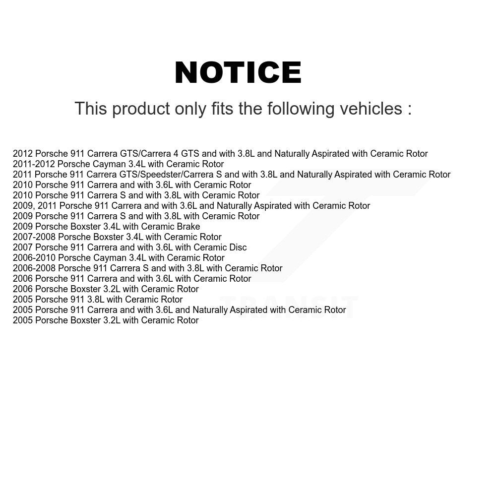 [Avant] Capteur usure plaquettes de frein pour Porsche 911 Boxster Cayman KSE-100351