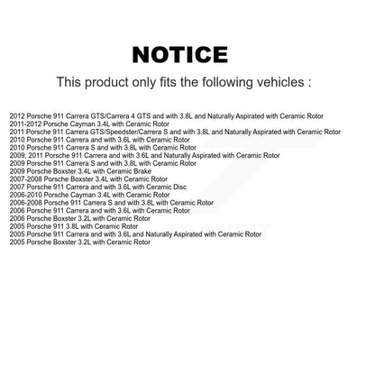 [Avant] Capteur usure plaquettes de frein pour Porsche 911 Boxster Cayman KSE-100351