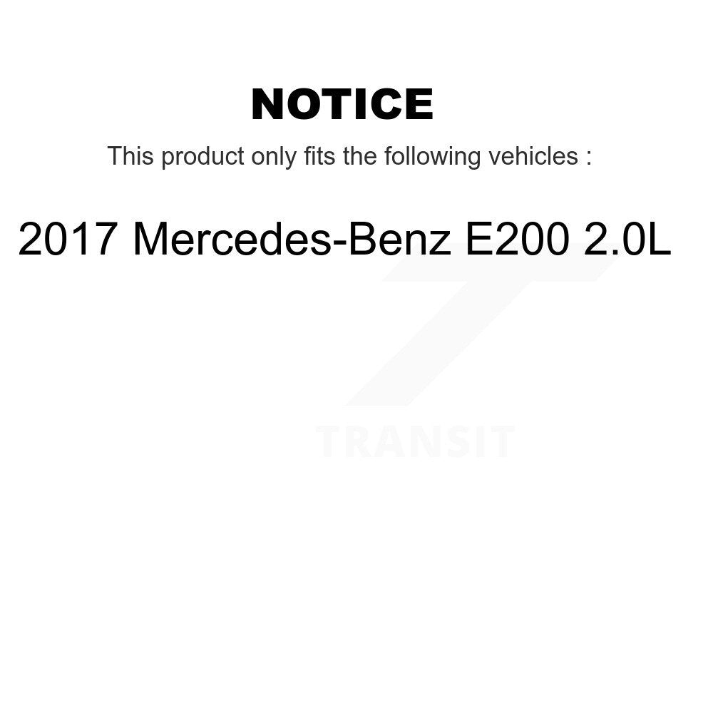 [Avant et Arrière] Capteur usure plaquettes de frein pour 2017 Mercedes-Benz E200 2.0L KSE-100421