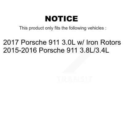 [Avant et Arrière] Capteur usure plaquettes de frein pour Porsche 911 KSE-100423