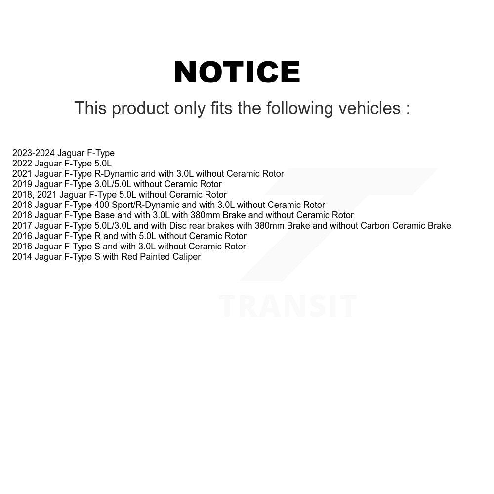 [Avant et Arrière] Capteur usure plaquettes de frein pour Jaguar F-Type KSE-100428