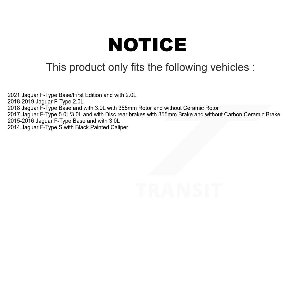 [Avant et Arrière] Capteur usure plaquettes de frein pour Jaguar F-Type KSE-100429