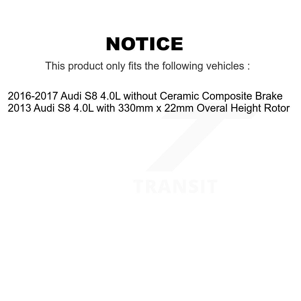 [Avant et Arrière] Capteur usure plaquettes de frein pour Audi S8 4.0L KSE-100450