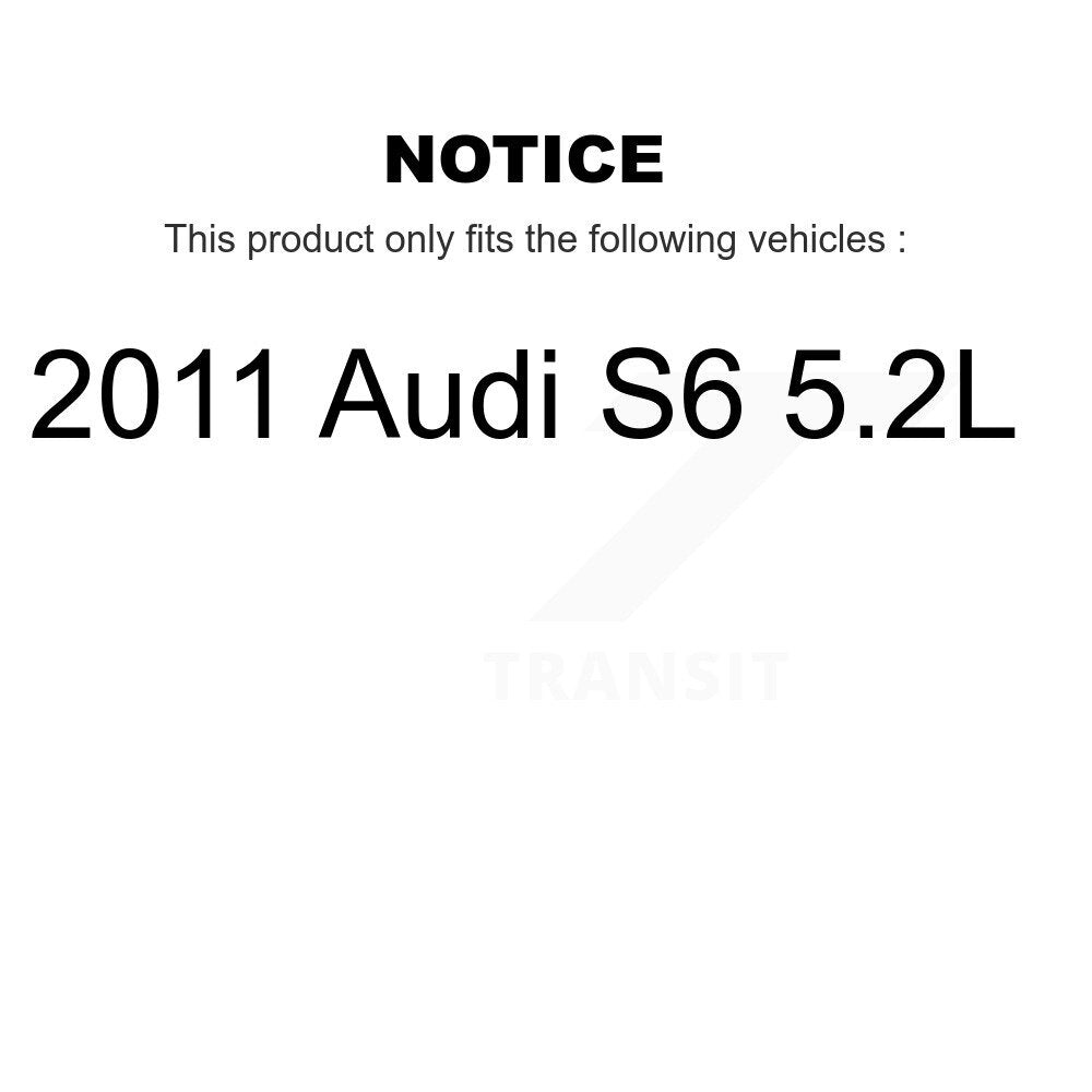 [Avant et Arrière] Capteur usure plaquettes de frein pour 2011 Audi S6 5.2L KSE-100456