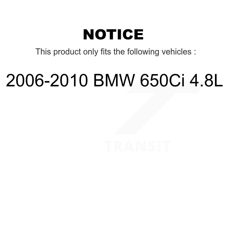 [Avant et Arrière] Capteur usure plaquettes de frein pour 2006-2010 BMW 650Ci 4.8L KSE-100457