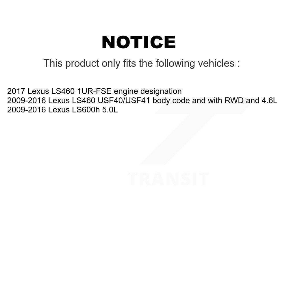 [Arrière] Capteur usure plaquettes de frein pour Lexus LS460 LS600h KSE-100469