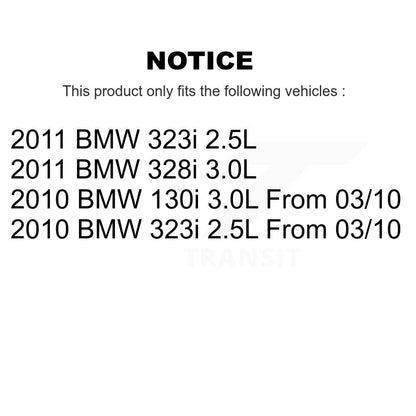 [Avant et Arrière] Capteur usure plaquettes de frein pour BMW 323i 328i 130i KSE-100470