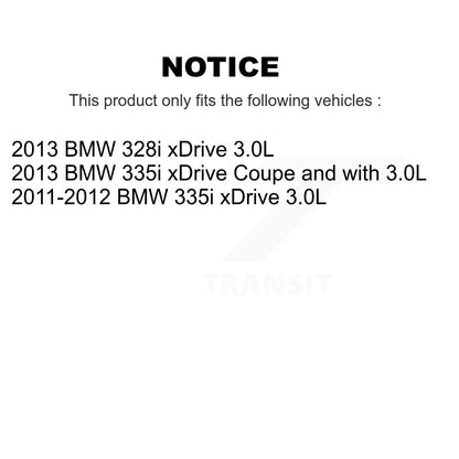[Avant et Arrière] Capteur usure plaquettes de frein pour BMW 328i xDrive 335i KSE-100471