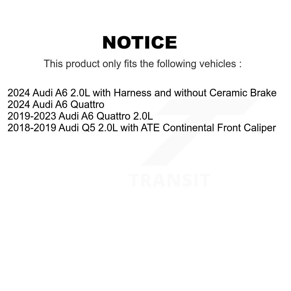 [Avant et Arrière] Capteur usure plaquettes de frein pour Audi Q5 A6 Quattro KSE-100482