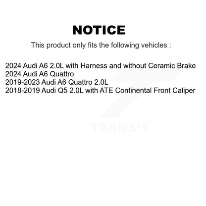 [Avant et Arrière] Capteur usure plaquettes de frein pour Audi Q5 A6 Quattro KSE-100482