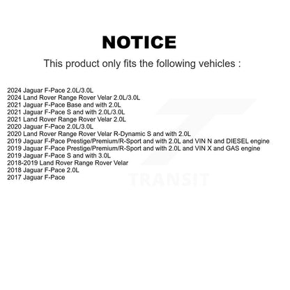 [Avant et Arrière] Capteur usure plaquettes de frein pour Jaguar F-Pace Land Rover Range Velar KSE-100485