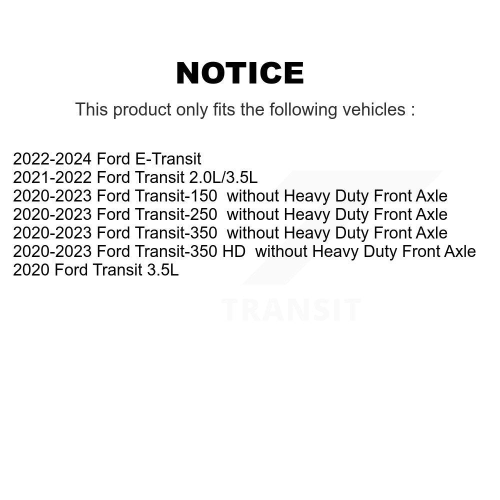 [Avant] Capteur usure plaquettes de frein pour Ford Transit-250 Transit-350 Transit-150 HD KSE-100494