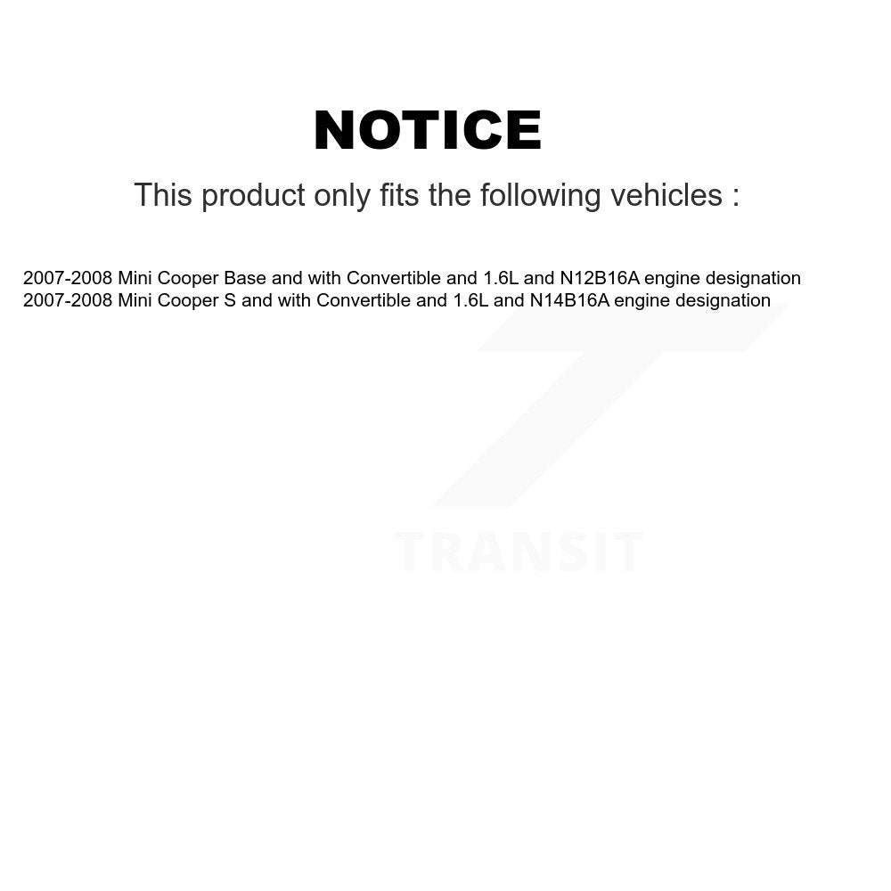 [Avant et Arrière] Capteur usure plaquettes de frein pour Mini Cooper KSE-100508
