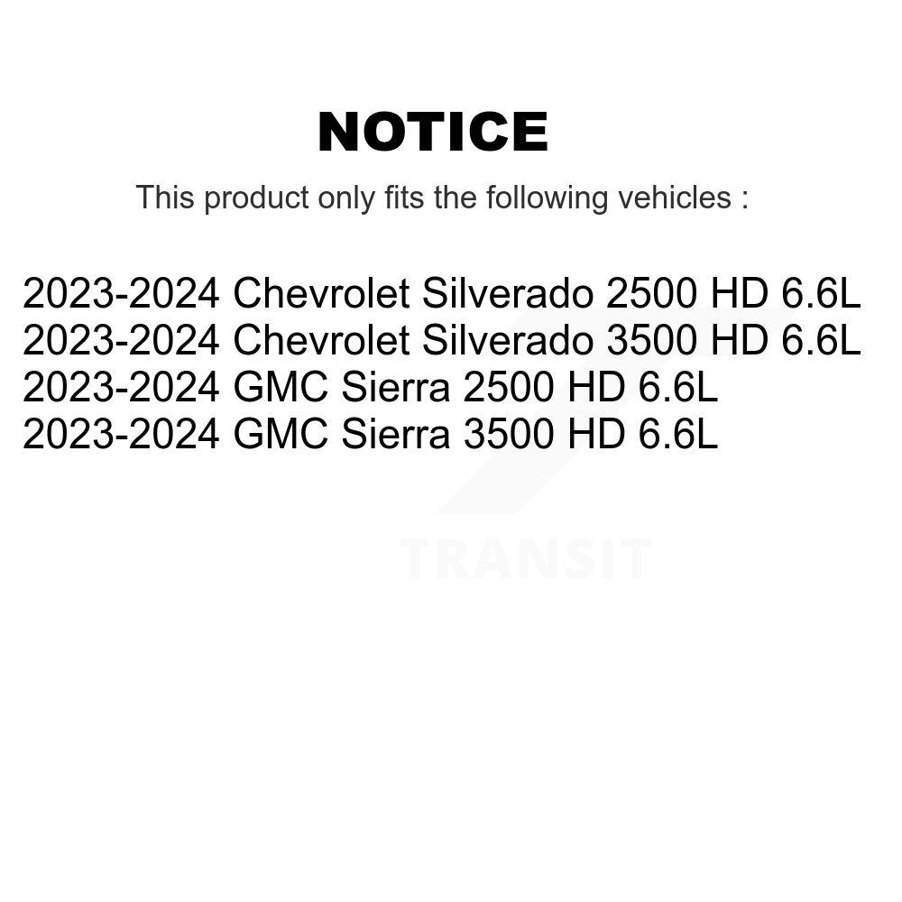 [Avant et Arrière] Capteur usure plaquettes de frein pour GMC Chevrolet Sierra 2500 HD Silverado KSE-100511