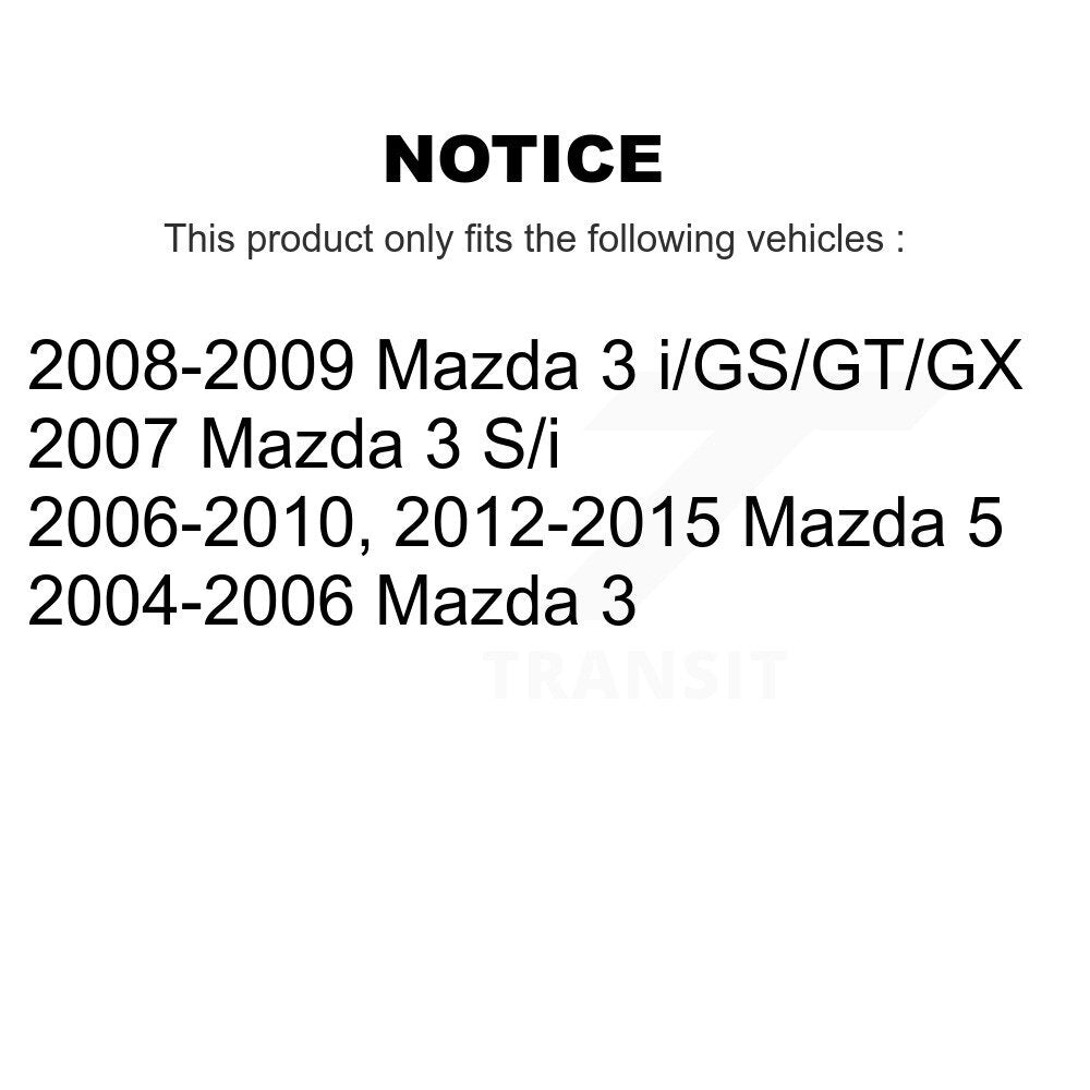 [Arrière] Amortisseur de suspension pour Mazda 3 5 KSH-100004