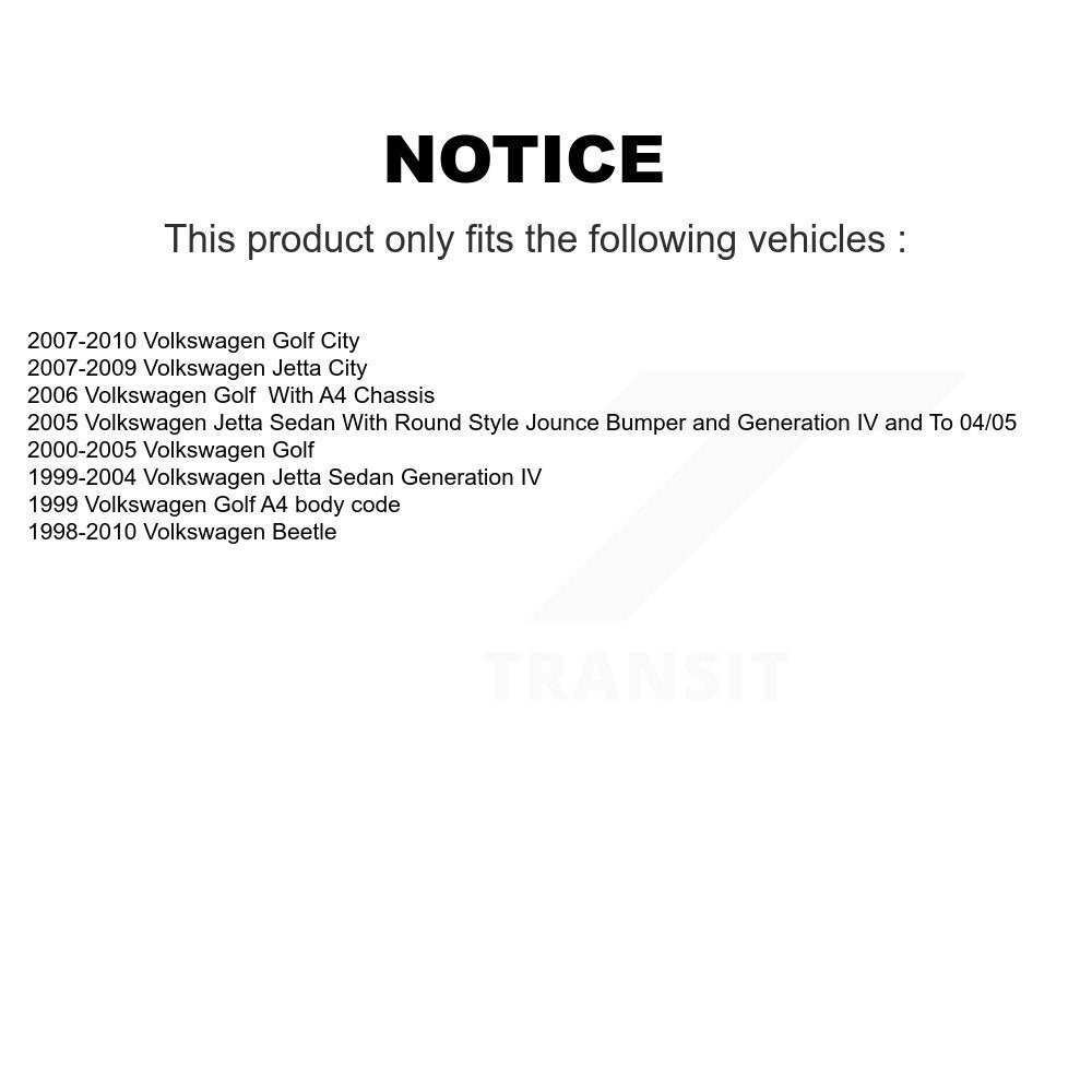 [Arrière] Amortisseur de suspension pour Volkswagen Jetta Golf Beetle City KSH-100233