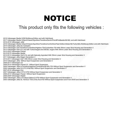 [Avant] Jambe de suspension pour Volkswagen Jetta Passat Golf Beetle Rabbit Eos KSH-100243