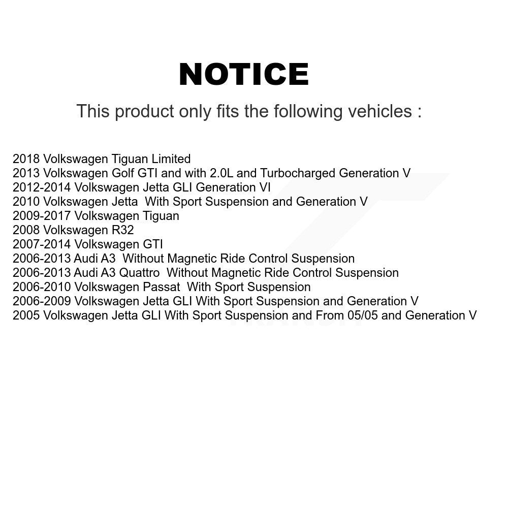 [Avant] Jambe de suspension pour Volkswagen Jetta Tiguan GTI Audi Golf Passat KSH-100259