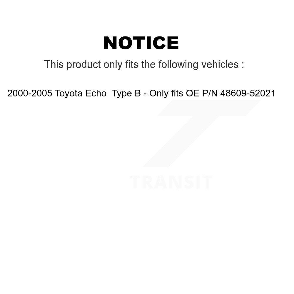 [Avant] Jambe de suspension pour Toyota Echo KSH-100269
