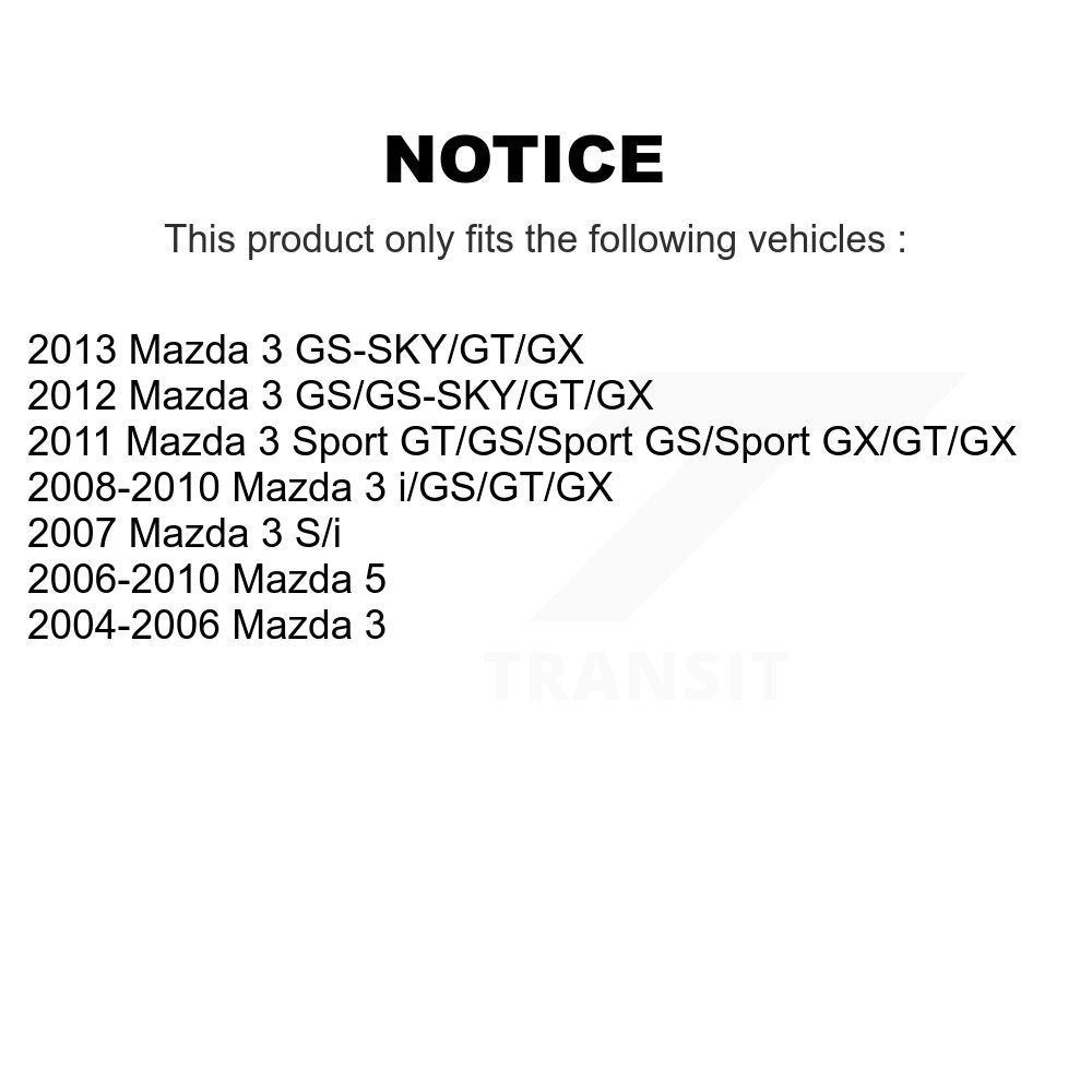 [Avant Gauche] Jambe de suspension pour Mazda 3 5 KSH-100305