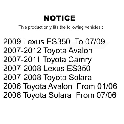 [Avant Droite] Jambe de suspension pour Toyota Camry Lexus ES350 Avalon Solara KSH-100354