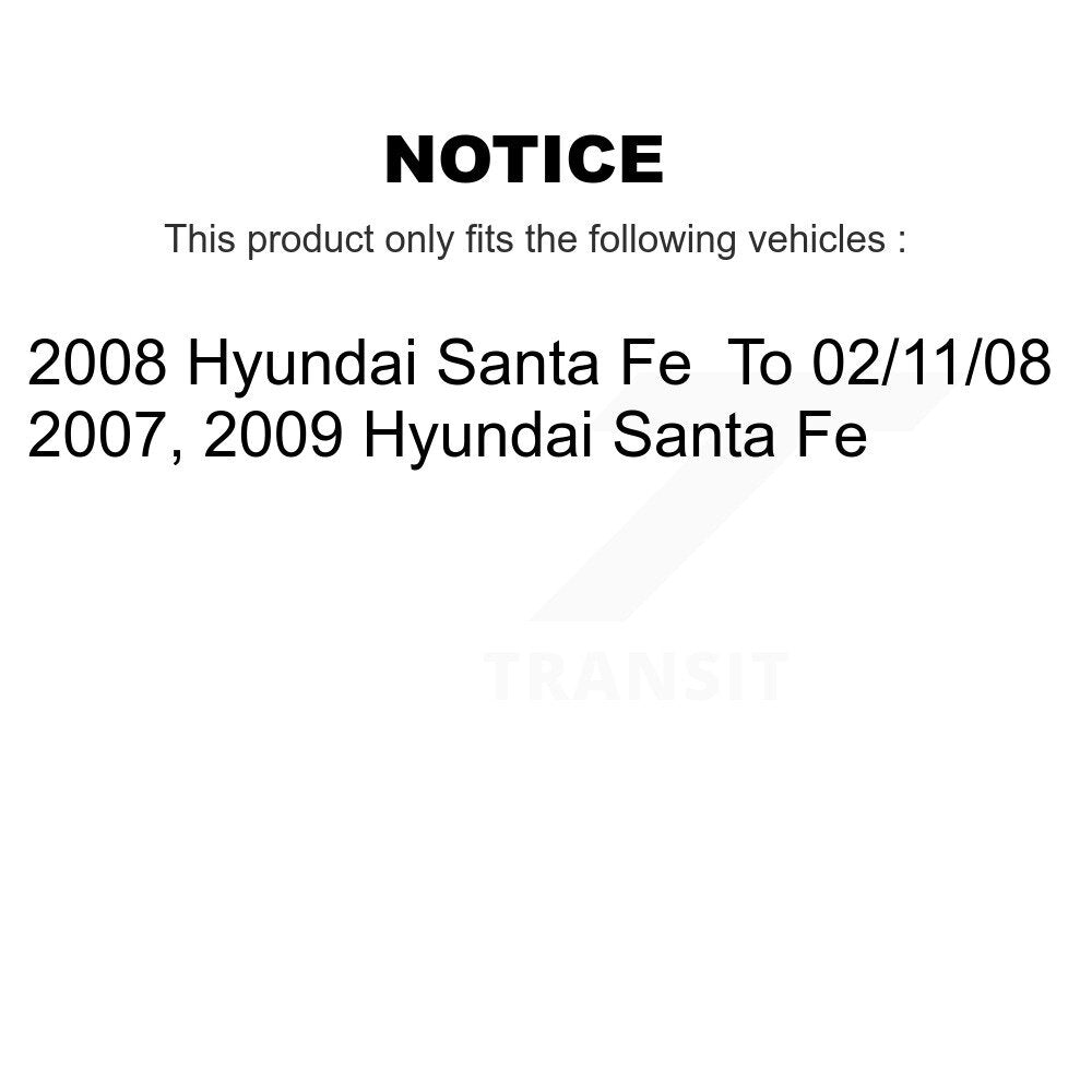 [Avant Droite] Jambe de suspension pour Hyundai Santa Fe KSH-100357