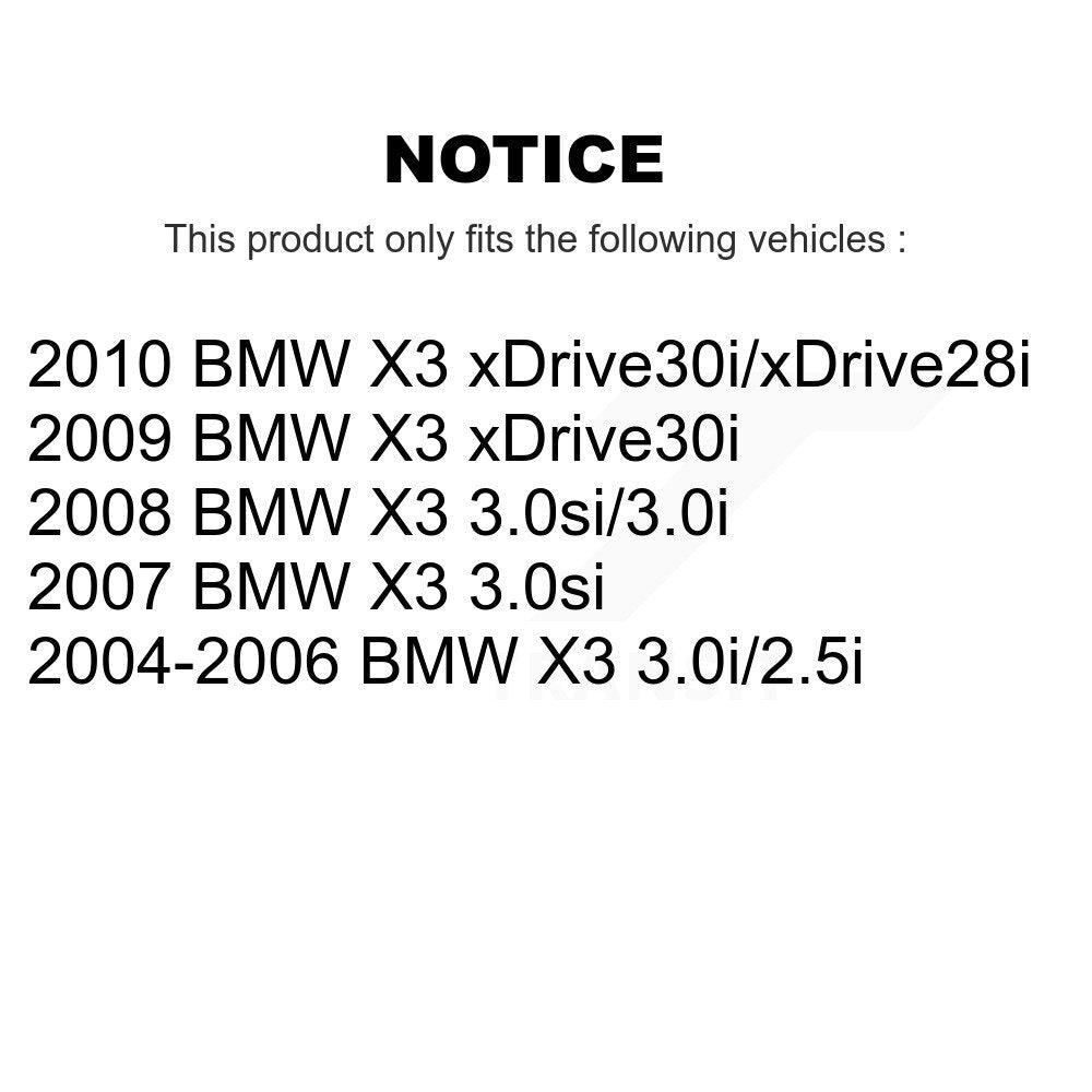 [Avant Droite] Jambe de suspension pour BMW X3 KSH-100377