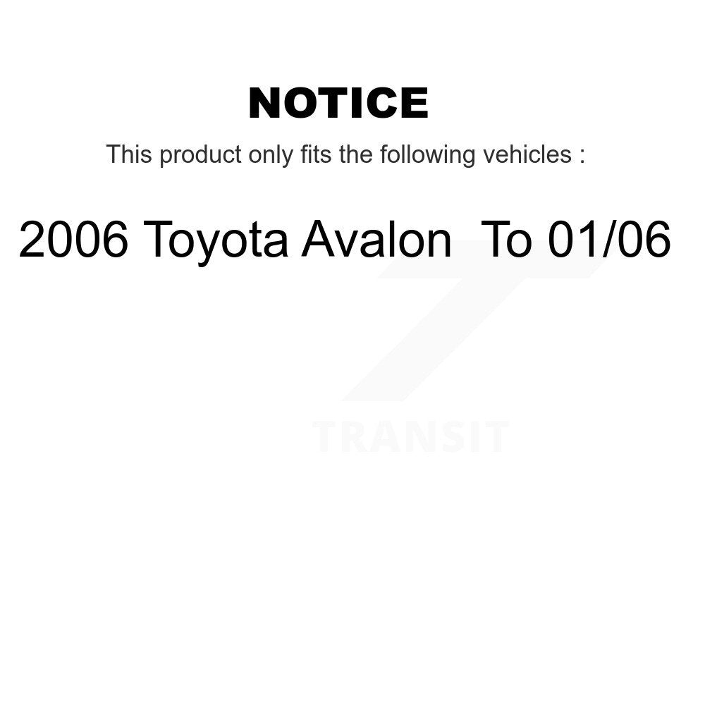 [Arrière Droite] Jambe de suspension pour 2006 Toyota Avalon To 01 06 KSH-100416