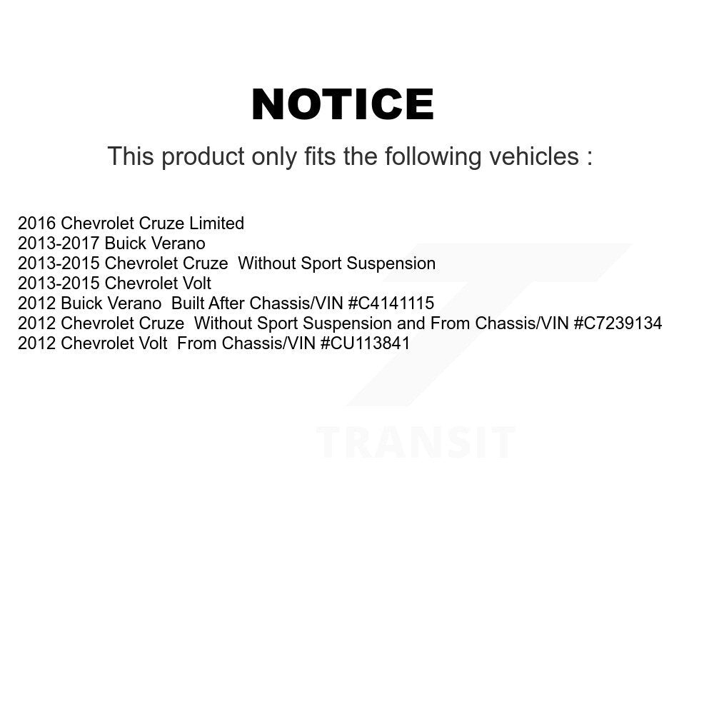 [Avant] Jambe de suspension pour Chevrolet Cruze Buick Verano Limited Volt KSH-100457