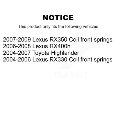 [Avant] Jambe de suspension pour Lexus RX350 Toyota Highlander RX330 RX400h KSH-100468