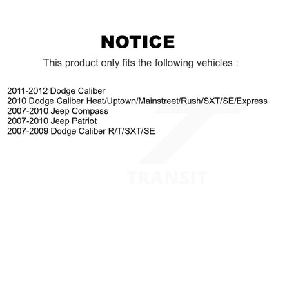 [Arrière] Jambe de suspension pour Jeep Dodge Caliber Patriot Compass KSH-100491