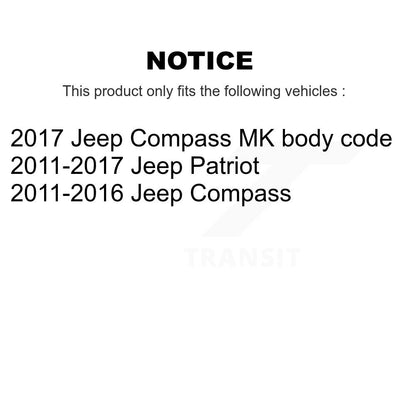 [Arrière] Jambe de suspension pour Jeep Patriot Compass KSH-100492