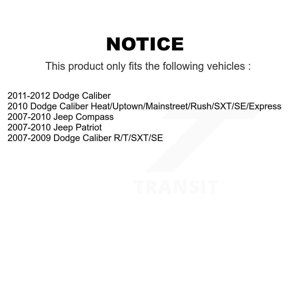 [Arrière] Jambe de suspension pour Jeep Dodge Caliber Patriot Compass KSH-100506