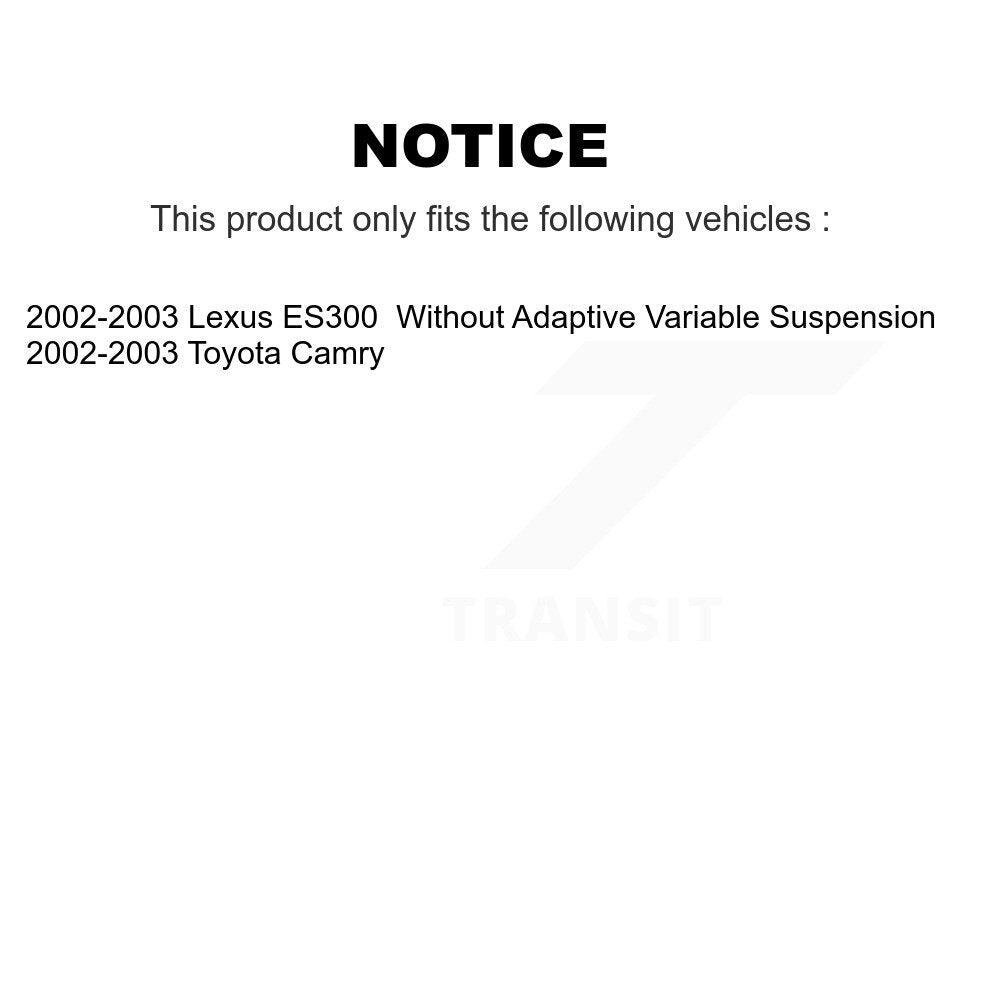 [Arrière] Jambe de suspension pour 2002-2003 Toyota Camry Lexus ES300 KSH-100511