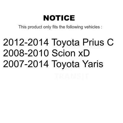 [Arrière] Amortisseur de suspension pour Toyota Yaris Prius C Scion xD KSH-100571